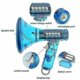 thumbnail image 3 of Cambiador de Voz ZHAOCHENG para Niños Amplificador de Megáfono 10 Efectos de Sonido Juguete LED Azul, 3 of 5