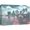 BS25-2107-001-FO223, variant on PixonSign Canvas Print Wall Art Vintage Film-Grain Los Angeles Shopping District Architecture & Maps Cities Photography Realism Chic Scenic Colorful Blue Neon for Living Room, Bedroom - 32"x48"