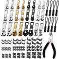 thumbnail image 1 of Kit de reparación de cremalleras Haraqi, 105 piezas #3 #5 #8 con alicates, 1 of 7