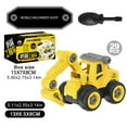 thumbnail image 2 of Godderr Kids Baby Toys Construction Vehicles Take Apart Car Sets Assemble Toys 4 Old Above Kids Toddler Boys DIY Skid Row Excavator, 2 of 7
