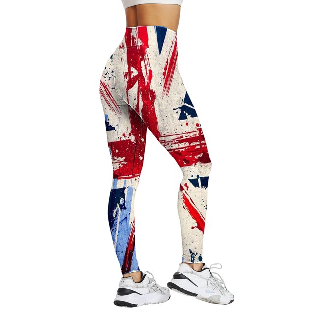 Gibobby Leggings de yoga para mujer Pantalones de cintura alta estampados para mujer Medias Compresión Yoga Fitness Leggings de cintura alta(Caqui,G)