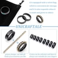 thumbnail image 5 of Blank Core Finger Rings Stainless Steel Grooved Finger Ring Wide Band Round Empty Ring for Inlay Ring Jewelry Making Gift colorful DIY, 5 of 9