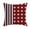D002- Clear (Flag B), variant on Decorative Throw Pillow Covers, 4Th of July Pillow, 4Th of July Home Decor, Throw Pillow Covers for Couch, 18X18 Inch Diagonal Stars Stripes American Flag Linen Pillow Slip for