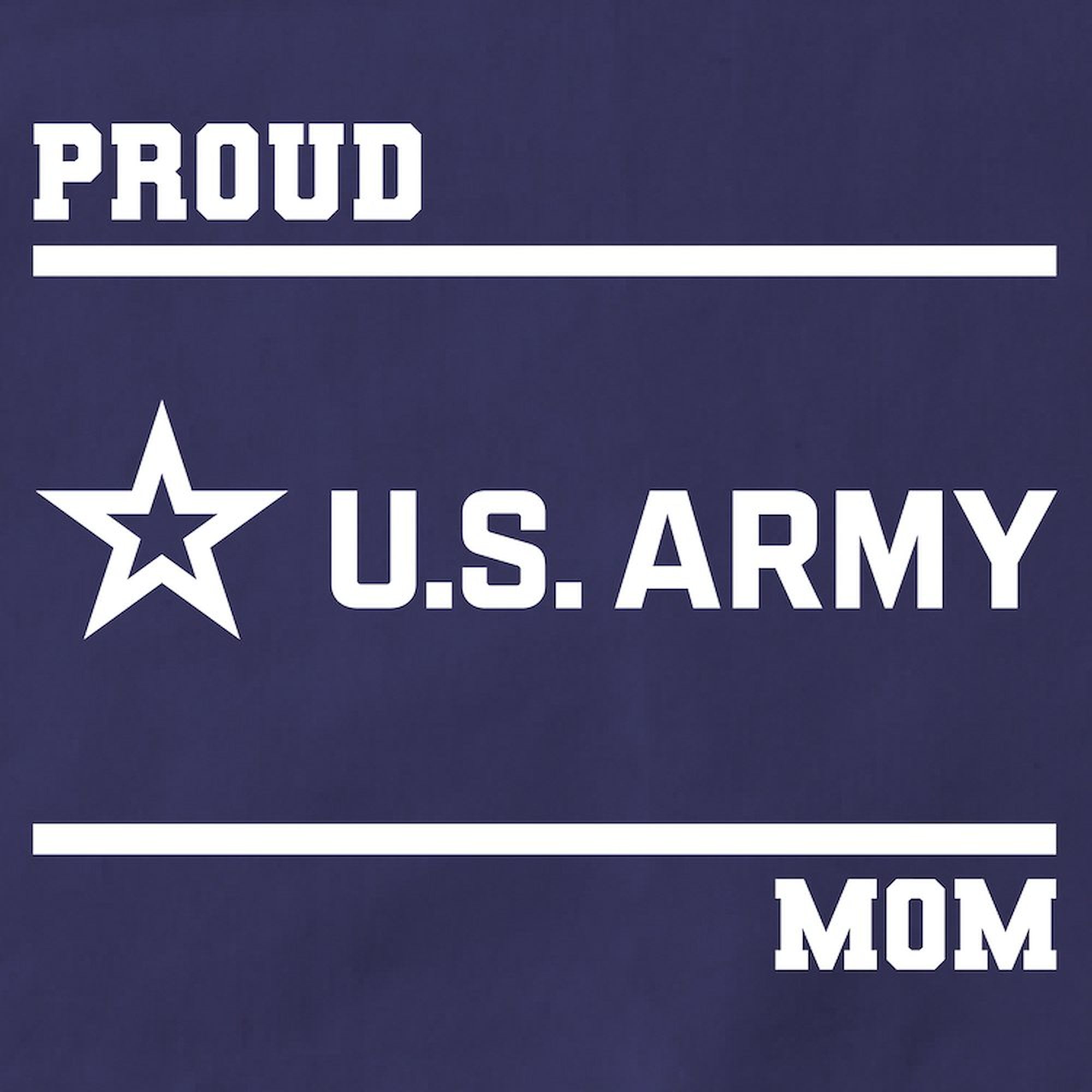 CafePress - Proud Army Mom White - Kitchen Apron with Pockets, Grilling Apron, Baking Apron