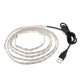 thumbnail image 2 of Cable USB de 5 V, tiras LED de alimentación, lámpara de cinta ligera para iluminación de fondo de TV (blanco 3 m), 2 of 8