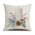 thumbnail image 2 of Funda de almohada con corona de árbol de Navidad, 18.0 x 18.0 in, funda de almohada navideña, funda de sofá decorativa, funda de sofá, juego de 4, 2 of 3