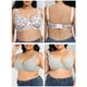 thumbnail image 4 of Sostén, Sujetador de talla grande para mujer, copas blandas de cobertura total con aros Tomshoo 38C, 4 of 7