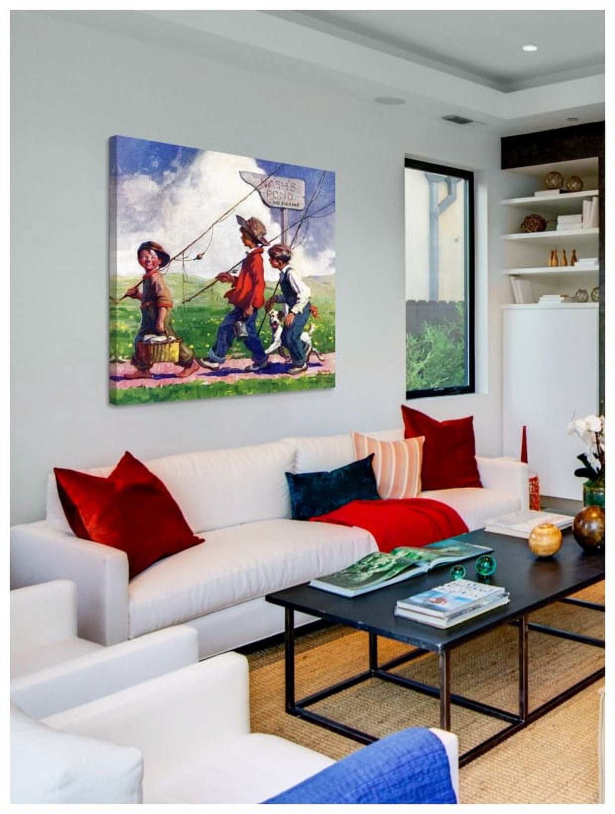 Marmont Hill "Nash's Pond" by Curtis Painting Print on Canvas