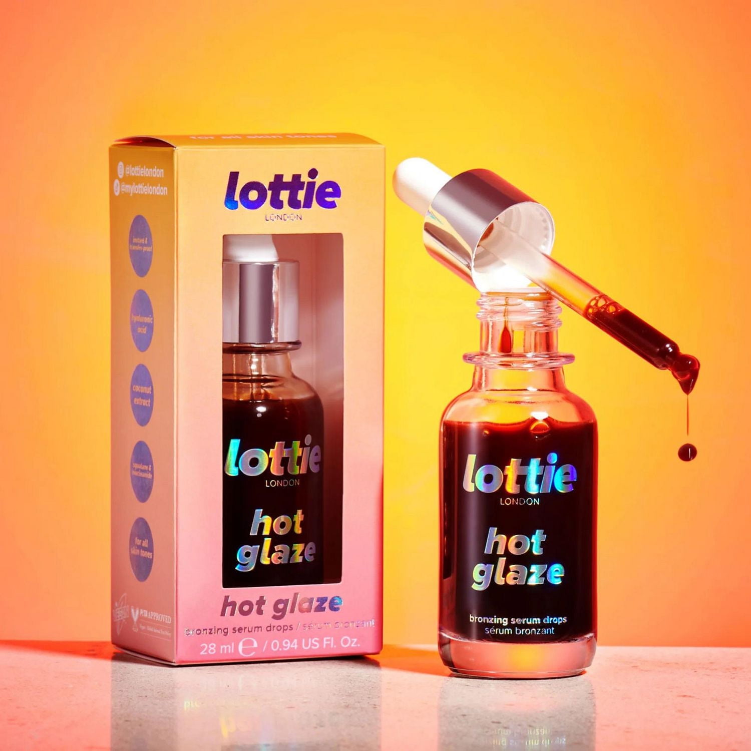 Lottie - Hot Glaze Bronzing Serum Drops - 28ml