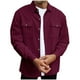thumbnail image 2 of pstuiky camisas de manga larga para hombre, Cárdigan con capucha y botones de manga larga con bolsillos dobles informales de color liso para hombre Tops casuales para hombres l, 2 of 7