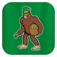 thumbnail image 2 of St Patricks Day Party Shirt Sasquatch Leprechaun Short Sleeve T-Shirt Large Green, 2 of 3