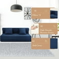 thumbnail image 3 of Garvee Folding Sofa Bed with Pillows, Convertible Sleeper Chair, Modern Futon Floor Couch, Foldable Memory Foam Chair Bed, Lazy Guest Bed for Living Room, Home Office, 3 of 9