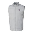 thumbnail image 2 of Men's Cutter & Buck Gray TCU Horned Frogs Vault Big & Tall Stealth Hybrid Windbreaker Full-Zip Vest, 2 of 3