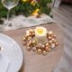 thumbnail image 5 of Xihbxyly Candelabro Navideño, Elegante Diseño de Anillo de Cuentas, Estilo Moderno, Material de Hierro Plástico Duradero, Decoración para El Hogar y La Sala de Estar, Celebración Navideña, Tamaño de, 5 of 6