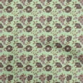 thumbnail image 1 of oneOone Tissu en Velours Vert Menthe Floral Rétro Matériel de Robe Tissu Imprimé Tissu au Mètre 58 Pouces de Large, 1 of 5