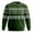 Dark Green, variant on Retro Christmas Crewneck Sweatshirts for Men Fair Isle Ribbing Plus Size Funny Snowflake Reindeer Print Casual Pullovers Winter Long Sleeve Tops Navy M