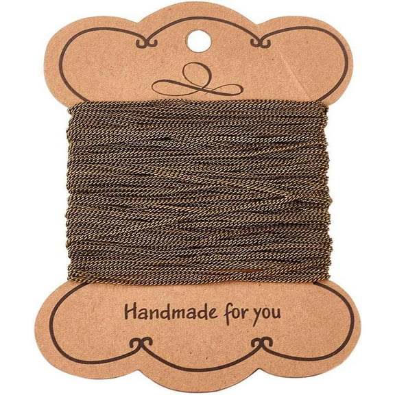 10m/32.80 Feet Antique Bronze Chains Brass Handmade Chains 1 Roll Chains for Necklace Jewelry Accessories DIY Making