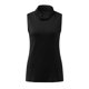 thumbnail image 3 of Playeras,Blusas y Tops,Ropa para Mujer Camisetas Sin Mangas Para Adolescentes Blusa informal de color liso con cuello para mujer, ajustada, para mujer (Black, M), 3 of 6