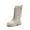 Beige, variant on Girls Fall Winter Boots Mid Calf Warm Lined Snow Combat Boots and Toddler Kids Shoes Stylish Trade Princess Boots Size 4 Y-4.5 Y