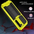 thumbnail image 5 of Compatible Samsung Galaxy S23 Plus Case with Camera Cover and Screen Protector,6ft Drop Tested Full Body Protective Metal Case for Samsung S23+ Case Galaxy S23 Plus Phone Case Men Yellow, 5 of 15