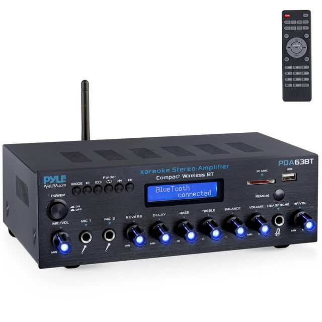 Amplificador estéreo inalámbrico BT Pyle PDA63BT 200W Power
