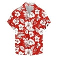 thumbnail image 6 of Awdenio Mens Shirts Casual: Beach Vacation Tropical Mens Button Down Short Sleeve Shirt with Pocket, 6 of 6