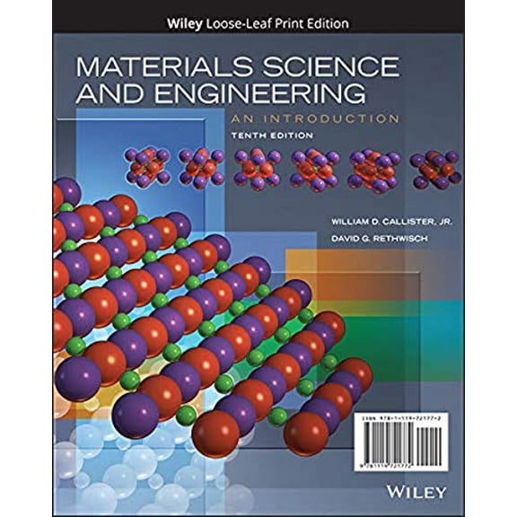 Pre-Owned Materials Science and Engineering: An Introduction, 9781119721772, 1119721776, Paperback, 10 edition