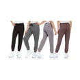 thumbnail image 3 of Sweet Hearts Girls' Sweatpants - 4 Pack Super Soft Athletic Performance Jogger Pants (5-18), 3 of 7