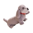 thumbnail image 3 of Muñeco de peluche suave para perro, juguete decorativo de peluche para perro, juguete de peluche tierno y acurrucable, animal de peluche de cachorro Gris, 3 of 8