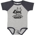 thumbnail image 3 of Inktastic Love is a 4 Legged Word with Cat Ears and Whiskers Boys or Girls Baby Bodysuit, 3 of 5