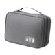 thumbnail image 4 of Organizador de accesorios electrónicos, bolsa de almacenamiento de cables, organizador de cables de carga para cargadores domésticos Gris, 4 of 9