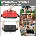 thumbnail image 4 of Portable Charcoal Grill, Tabletop BBQ Smoker for Outdoor Cooking, Camping, Picnic, Beach, 4 of 15