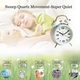 thumbnail image 4 of Reloj despertador con campana para dormitorio y decoración del hogar, bonito reloj despertador para dormitorio de niños, 4 of 5