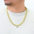 thumbnail image 2 of Nuragold 14k Real Yellow Gold Royal Monaco Miami Cuban Link Necklace 16"-30" (5mm-17mm) Italian Jewelry for Men & Women, 2 of 22