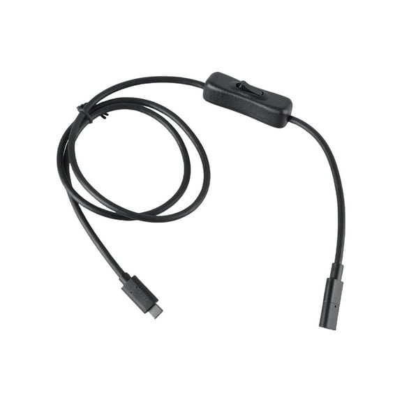 Type C Male to Female Cable USB C 3.1 Version 20V5A 100W Fast Charging Wire with Switches for Tablets Gaming Consoles