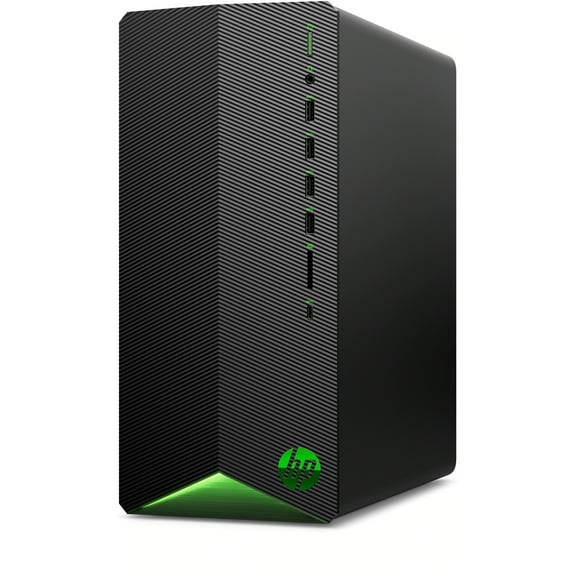 HP Pavilion Gaming Desktop TG01-1220 Bundle PC, Intel Core i3-10100 , 8GB DDR4 RAM, Intel UHD Graphics, 256GB SSD, Windows 10 Home, Shadow black, 328M3AA#ABA
