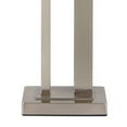 thumbnail image 3 of Metal Frame Table Lamp with Hardback Shade, Set of 2, White and Silver, 3 of 5