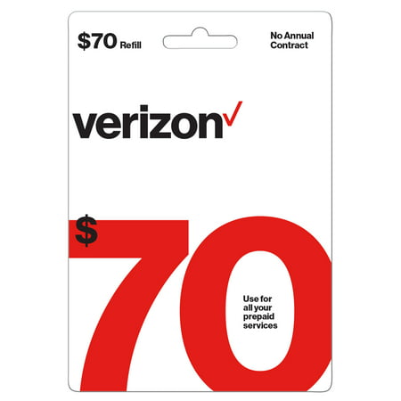 Verizon $70 Prepaid Refill Pin (Email Delivery) (Best Verizon Prepaid Phone Plan)