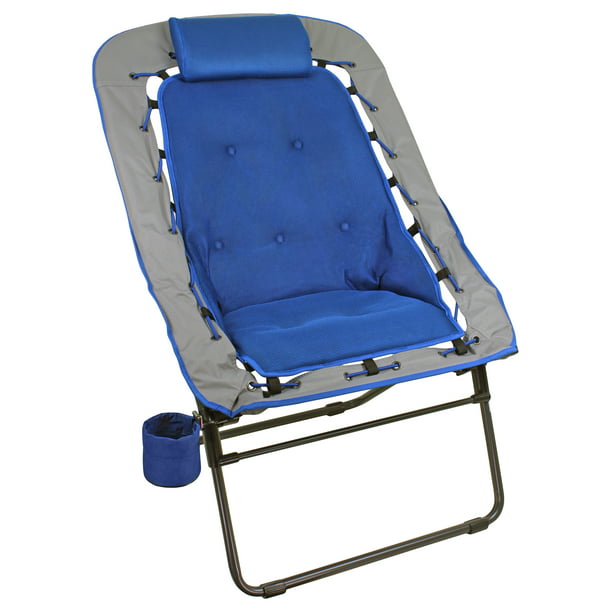 Zenithen Steel Folding Chair Blue, Oversized Lawn Chair Menards