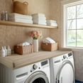 thumbnail image 5 of Kaboon Washer Dryer Countertop with Edge Rails, 27.5" x 54", Oak, 5 of 7