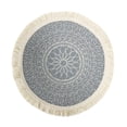 thumbnail image 3 of Fennco Styles Unique Dream Catcher Fringe Cotton Placemats 14-inch Round, Set of 4 - Multicolored Decorative Table Mats for Home Decor, Dining Table, Banquets and Special Events, 3 of 8