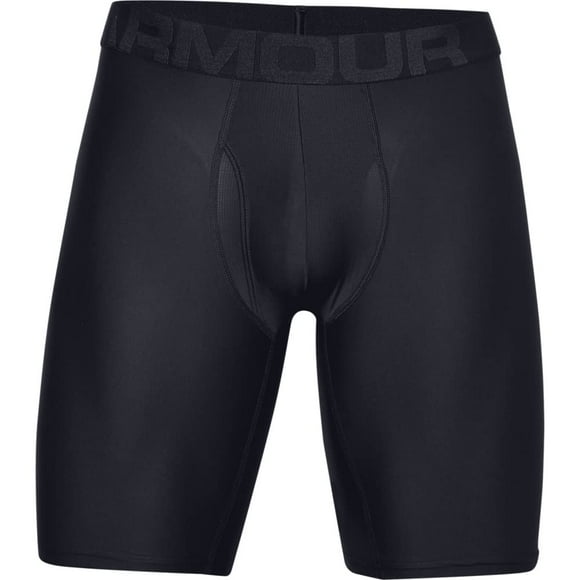 Under Armour Men's Tech 9-inch Boxerjock 2-Pack , Black (001)/Black , Large