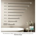 thumbnail image 3 of Gatco 950 Elevate 12" ADA Compliant Stainless Steel Grab Bar, Satin Nickel, 3 of 4