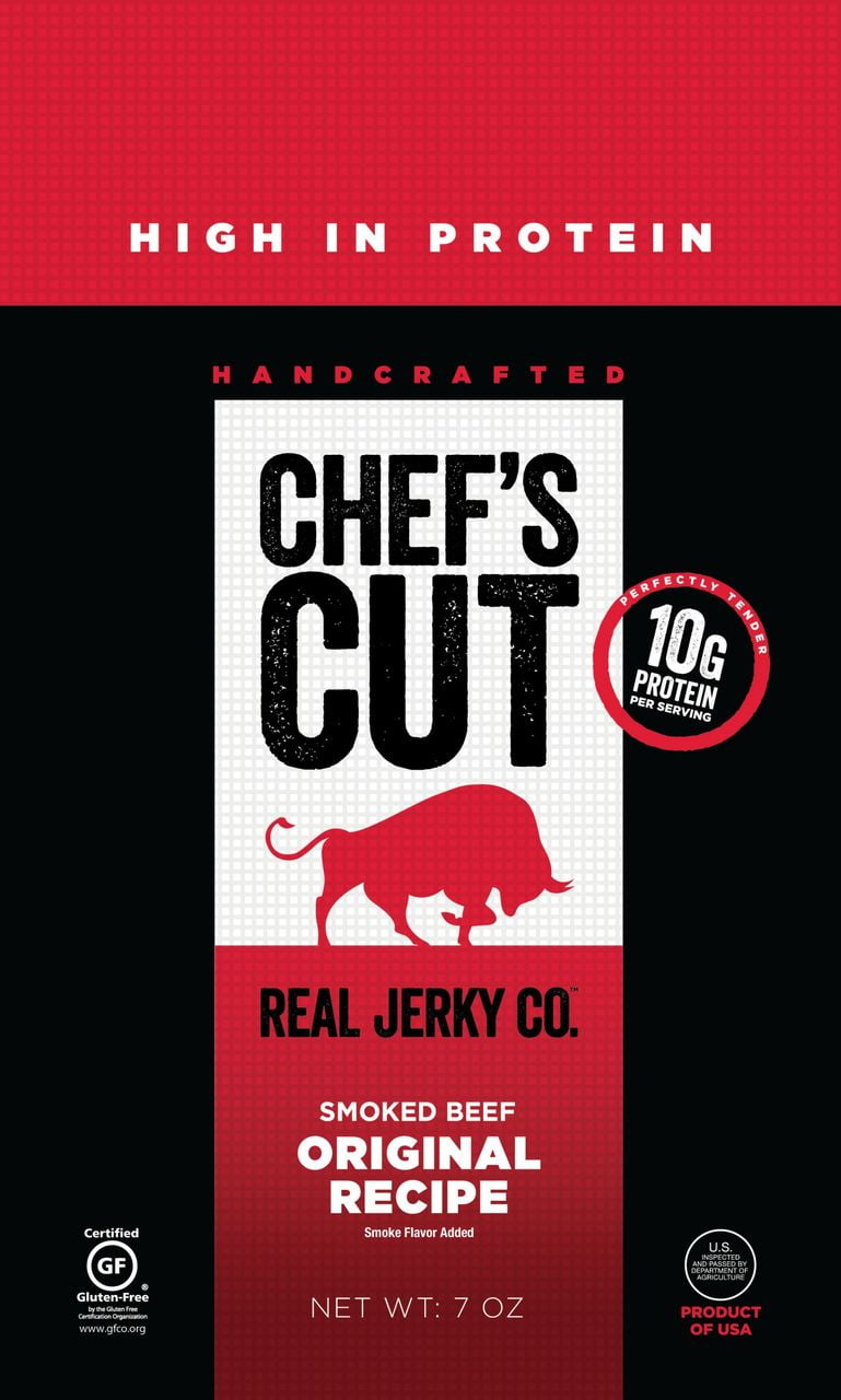 Chef's Cut Real Jerky Co. Original Recipe Smoked Beef 7 oz