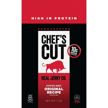 Product of Chef's Cut Real Jerky Co. Original Recipe Smoked Beef, 7 oz. [Biz
