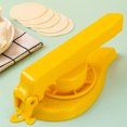 thumbnail image 3 of Billuyoard Mini máquina para hacer pasteles Manual de plástico para bolas de hervida reutilizable con mango, prensador de pequeño, herramienta Cocina y Comedor Amarillo Billuyoard HA011581-02, 3 of 6