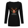 thumbnail image 3 of Pntutb Mujer Casual Cuello Redondo Navidad Manga Larga Estampado Camiseta Top Blusa Pntutb Pntutb-6581, 3 of 7
