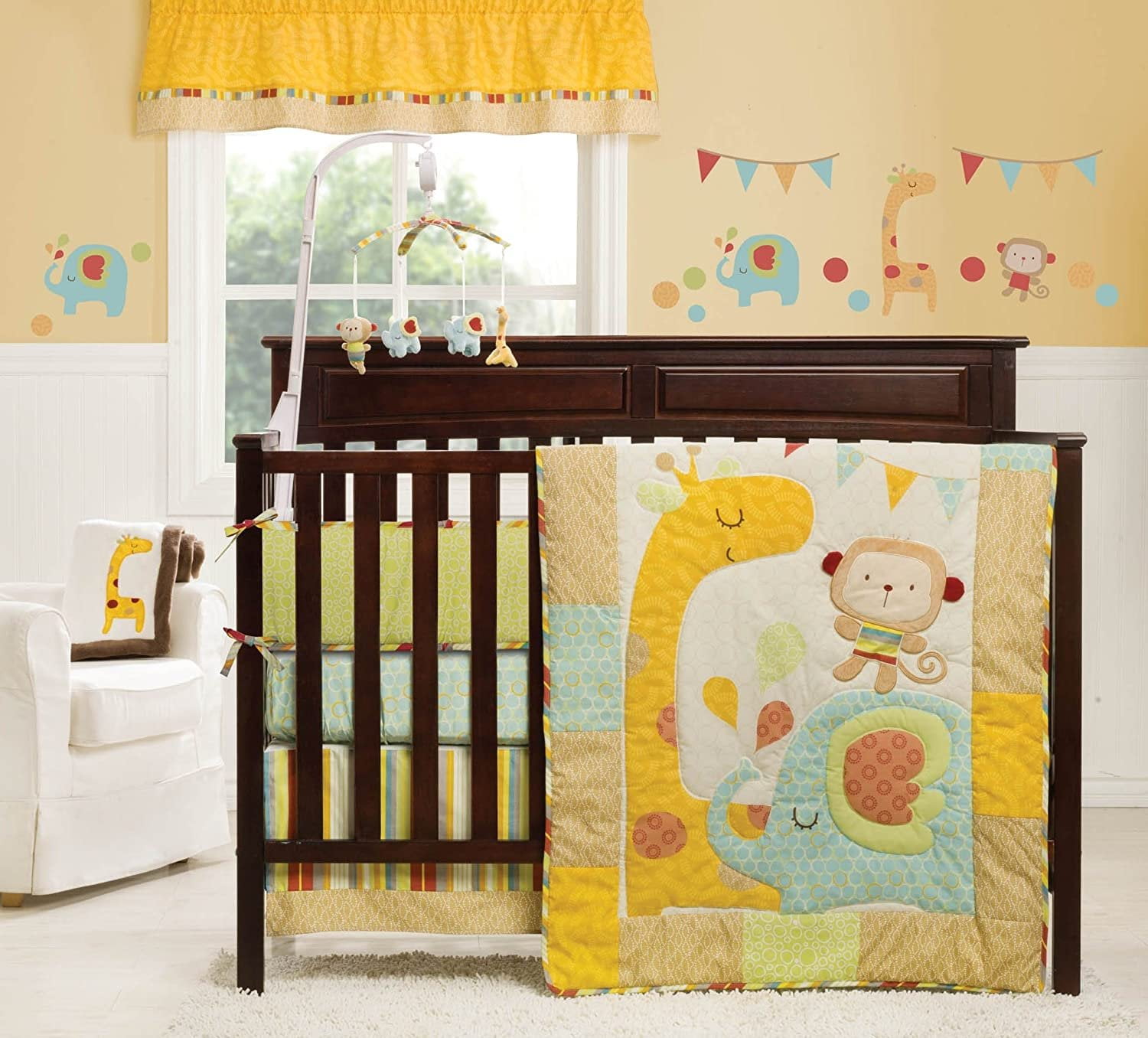 Graco Piece Crib Bedding Set, Jungle Friends