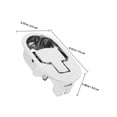 thumbnail image 2 of SOPOTUTU Sturdy Silver Chair Pump Box Replacement Part for Salon and Chair Repair, 2 of 8
