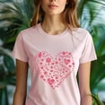 thumbnail image 5 of Nurse Heart Shirt | Love Care Compassion Graphic Tee, Dark Heather, Size L, 5 of 6